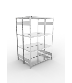 Fachbodenregal Grundregal 2000×1300×500 mm, 230 kg Fachlast 