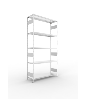Fachbodenregal Grundregal 2500×1300×400 mm, 230 kg Fachlast 