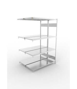 Fachbodenregal Anbauregal 2000×1300×500 mm, 230 kg Fachlast 