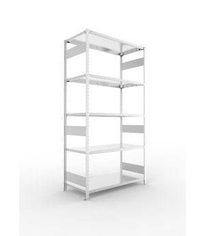 Fachbodenregal Grundregal 2500×1300×600 mm, 230 kg Fachlast 