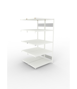 Fachbodenregal Anbauregal 2000×1000×500 mm, 230 kg Fachlast 