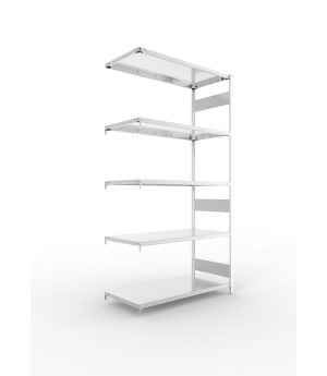 Fachbodenregal Anbauregal 2500×1300×600 mm, 230 kg Fachlast 
