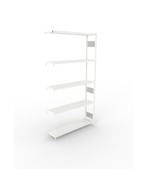 Fachbodenregal Anbauregal 2500×1300×300 mm, 230 kg Fachlast 