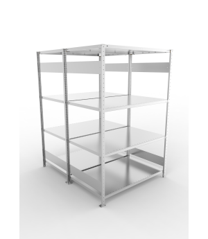 Fachbodenregal Grundregal 2000×1300×800 mm, 230 kg Fachlast 