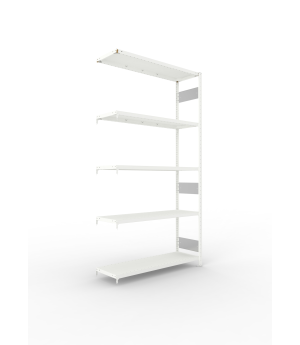 Fachbodenregal Anbauregal 2500×1300×400 mm, 230 kg Fachlast 
