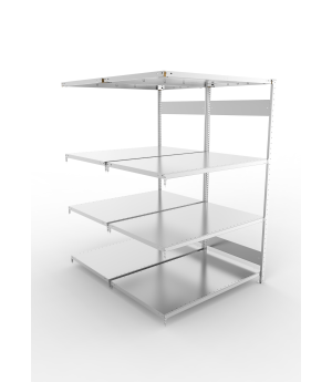 Fachbodenregal Anbauregal 2000×1300×800 mm, 230 kg Fachlast 