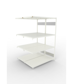 Fachbodenregal Anbauregal 2000×1300×600 mm, 230 kg Fachlast 