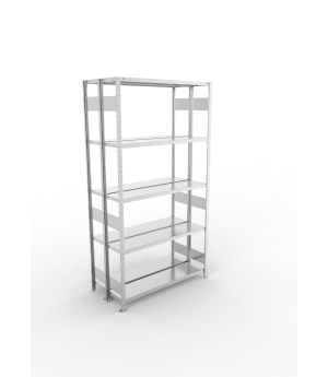 Fachbodenregal Grundregal 2500×1300×300 mm, 230 kg Fachlast 
