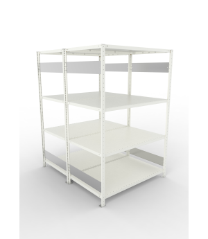 Fachbodenregal Grundregal 2000×1300×800 mm, 230 kg Fachlast 