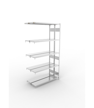 Fachbodenregal Anbauregal 2500×1300×300 mm, 230 kg Fachlast 