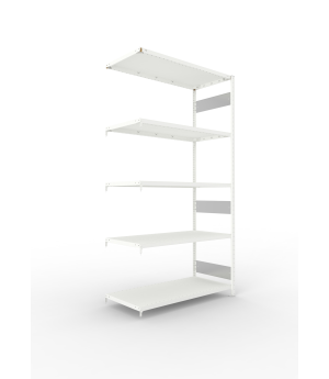 Fachbodenregal Anbauregal 2500×1300×600 mm, 230 kg Fachlast 