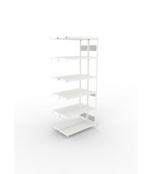 Fachbodenregal Anbauregal 2500×1000×300 mm, 230 kg Fachlast 