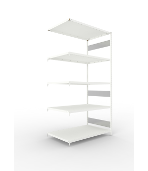 Fachbodenregal Anbauregal 2500×1300×800 mm, 230 kg Fachlast 