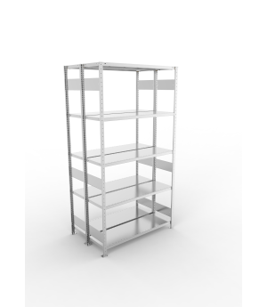 Fachbodenregal Grundregal 2500×1300×400 mm, 230 kg Fachlast 