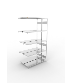 Fachbodenregal Anbauregal 2500×1300×400 mm, 230 kg Fachlast 