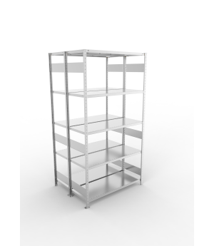 Fachbodenregal Grundregal 2500×1300×500 mm, 230 kg Fachlast 