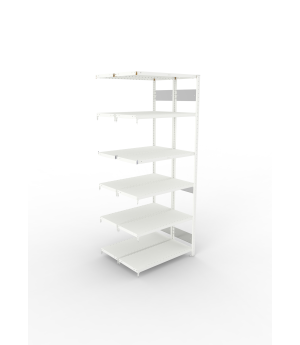 Fachbodenregal Anbauregal 2500×1000×400 mm, 230 kg Fachlast 