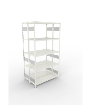 Fachbodenregal Grundregal 2500×1300×400 mm, 230 kg Fachlast 