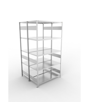 Fachbodenregal Grundregal 2500×1300×600 mm, 230 kg Fachlast 