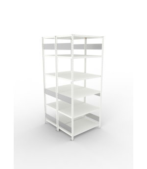 Fachbodenregal Grundregal 2500×1000×600 mm, 230 kg Fachlast 