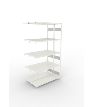 Fachbodenregal Anbauregal 2500×1300×400 mm, 230 kg Fachlast 