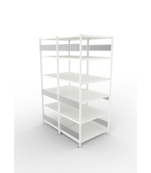 Fachbodenregal Grundregal 2500×1000×800 mm, 230 kg Fachlast 