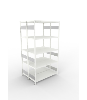 Fachbodenregal Grundregal 2500×1300×500 mm, 230 kg Fachlast 