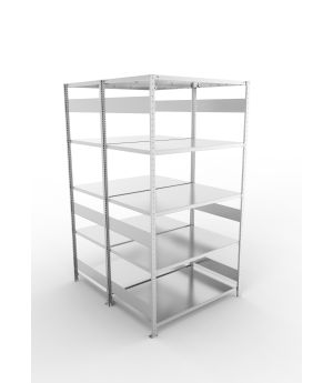 Fachbodenregal Grundregal 2500×1300×800 mm, 230 kg Fachlast 