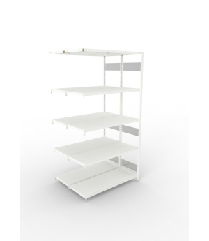 Fachbodenregal Anbauregal 2500×1300×500 mm, 230 kg Fachlast 