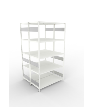 Fachbodenregal Grundregal 2500×1300×600 mm, 230 kg Fachlast 