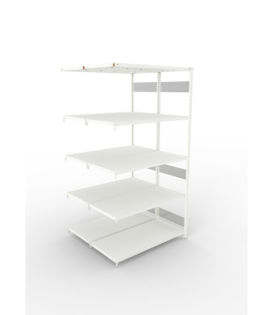 Fachbodenregal Anbauregal 2500×1300×600 mm, 230 kg Fachlast 