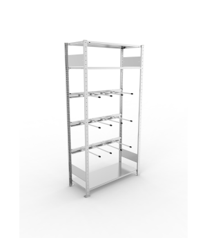 Fachbodenregal Grundregal 2000×1000×400 mm, 80 kg Fachlast –