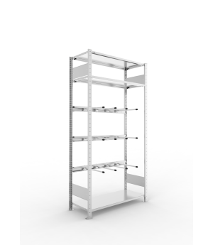 Keilriemenregal Grundregal 2000×1000×400 mm, 80 kg Fachlast 