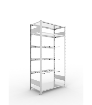 Keilriemenregal Grundregal 2000×1000×500 mm, 80 kg Fachlast 