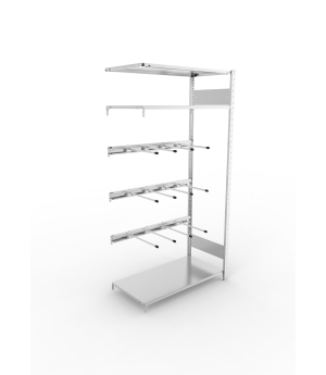 Fachbodenregal Anbauregal 2000×1000×500 mm, 80 kg Fachlast –