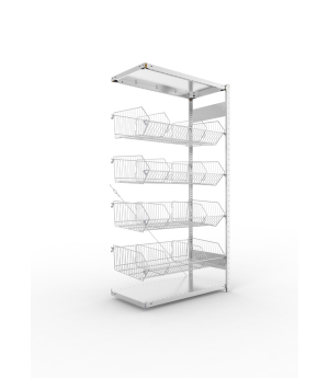 Fachbodenregal Anbauregal 2000×1000×500 mm, 35 kg Fachlast –