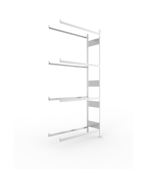 Reifenregal Anbauregal 2500×1150×400 mm, 150 kg Fachlast – M