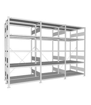 Fachbodenregal Komplettregal 2000×3000×400 mm, 230 kg Fachla