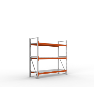 Großfachregal Grundregal 2200×2225×800 mm, 1.900 kg Fachlast
