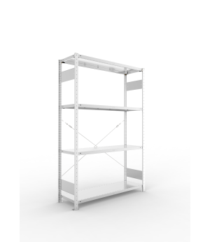 Fachbodenregal Grundregal 2000×1300×400 mm, 150 kg Fachlast 