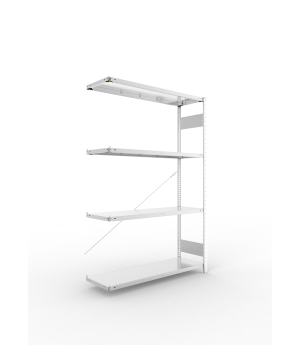 Fachbodenregal Anbauregal 2000×1300×400 mm, 150 kg Fachlast 