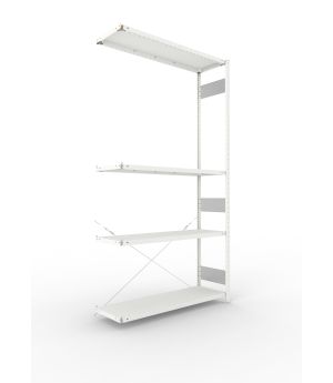 Fachbodenregal Grundregal 2500×1300×400 mm, 150 kg Fachlast 