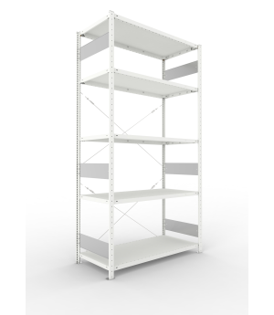 Fachbodenregal Grundregal 2500×1300×600 mm, 150 kg Fachlast 