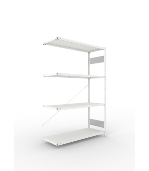 Fachbodenregal Anbauregal 2000×1300×500 mm, 150 kg Fachlast 