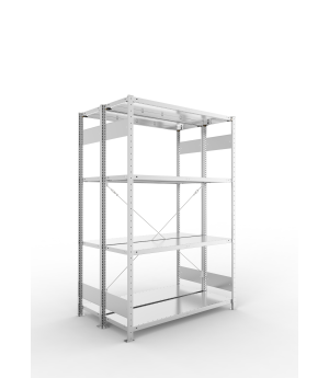 Fachbodenregal Grundregal 2000×1300×400 mm, 150 kg Fachlast 