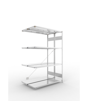 Fachbodenregal Anbauregal 2000×1300×400 mm, 150 kg Fachlast 
