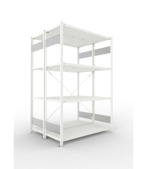 Fachbodenregal Grundregal 2000×1300×500 mm, 150 kg Fachlast 