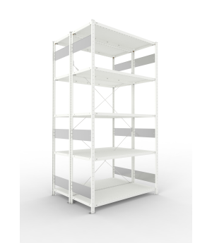 Fachbodenregal Grundregal 2500×1300×500 mm, 150 kg Fachlast 
