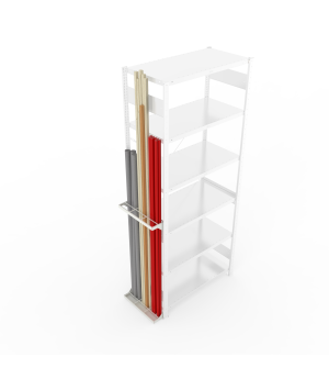 Gewindestangenhalter 500 mm CLIP Tragkraft 60 kg RAL 7035 – 