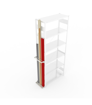 Gewindestangenhalter 400 mm CLIP Tragkraft 60 kg RAL 7035 – 